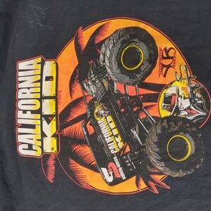 California Kid Straightup sur racing MONSTER Trucks T- shirt Men's size XL